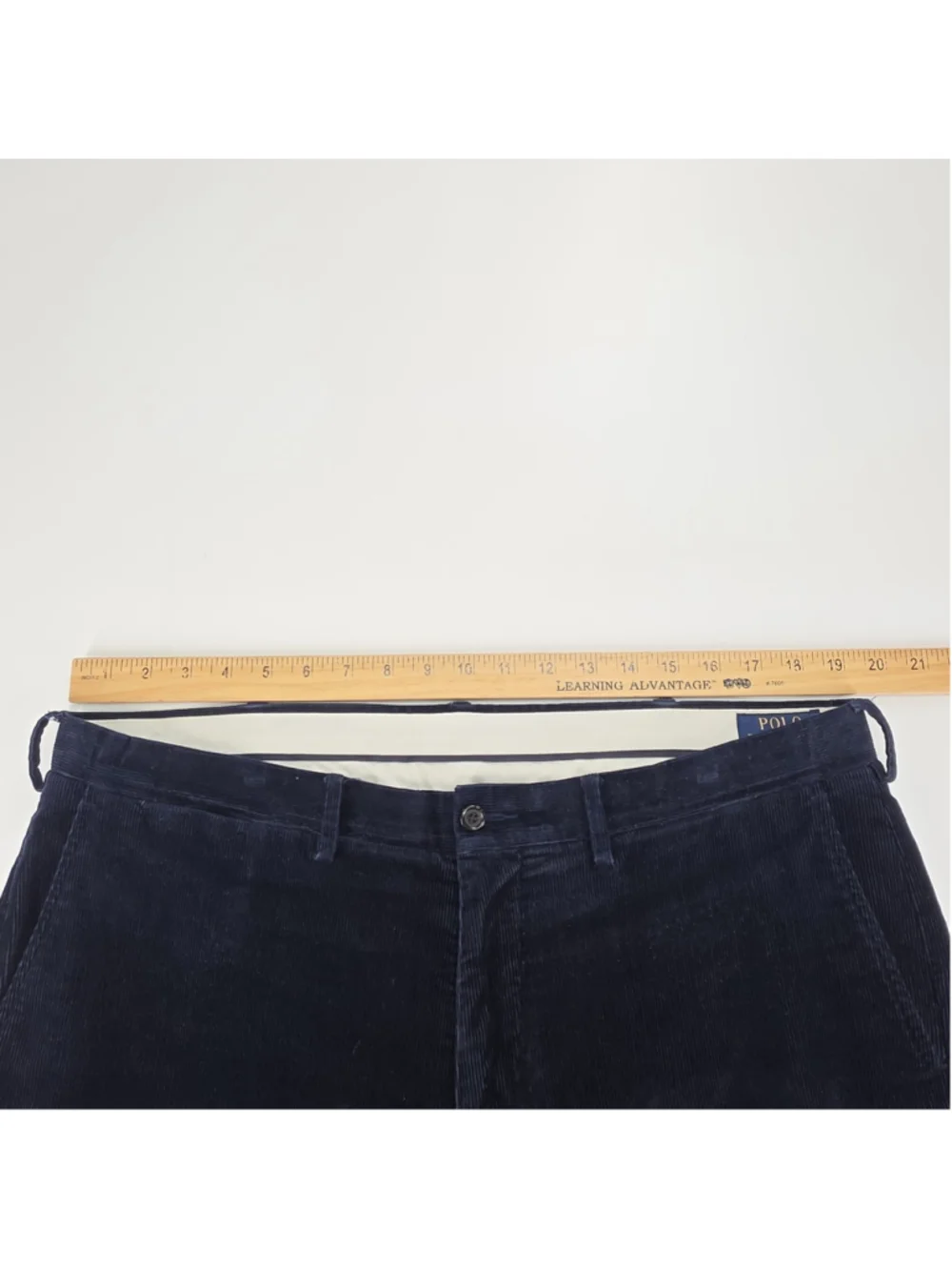 Polo Ralph Lauren Stretch Classic Fit Corduroy Pants Mens 38x30 Navy Cotton